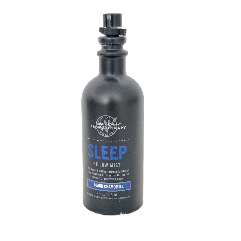 Bath & Body Works Aromatherapy Sleep Black Chamomile Pillow Mist Spray 4 oz.NEW